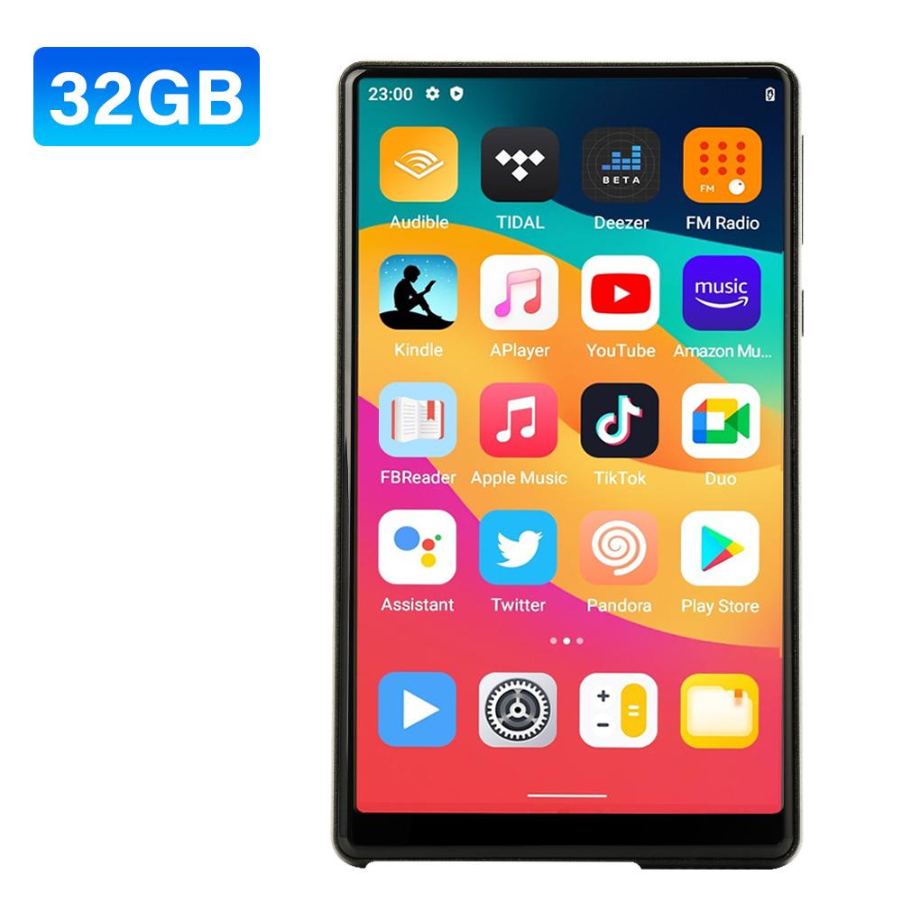

Мини WiFi MP4-плеер Android 11 5.0 IPS сенсорный экран 1080P видео Bluetooth MP3-плеер Поддержка Spotify/Pandora/Tidal/Deezer 3+32GB