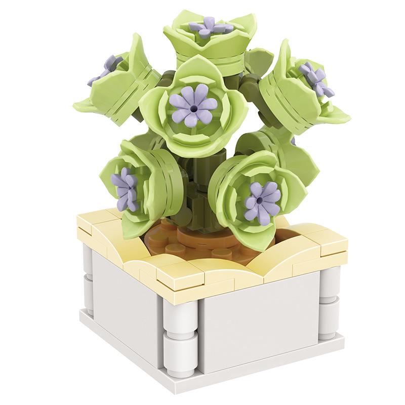 Bukiet Sukulentów Klocki - Prezenty Świąteczne i Zabawki