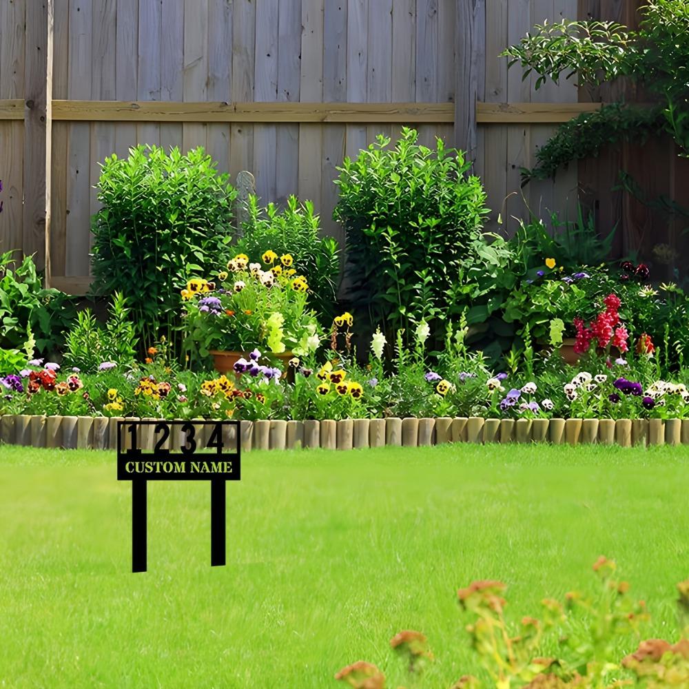 Distinctive Custom Metal Sign for Patio Garden Sturdy Lawn Ornament Prime Gift
