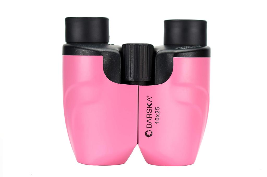 BARSKA 10x25 Pink Porro Binoculars