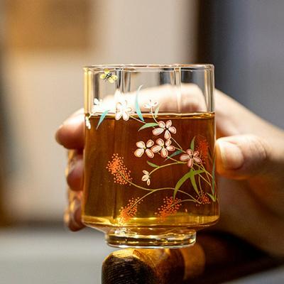 Glass Teacup Transparent Tea Cha Hai Dispenser Justice Cup Kung Fu Tea Cup Fair Mug Household Drinkware Tea Ceremony Ornament
