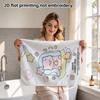 Good Night Pig Towel Soft Absorbent Face And Bath Towel