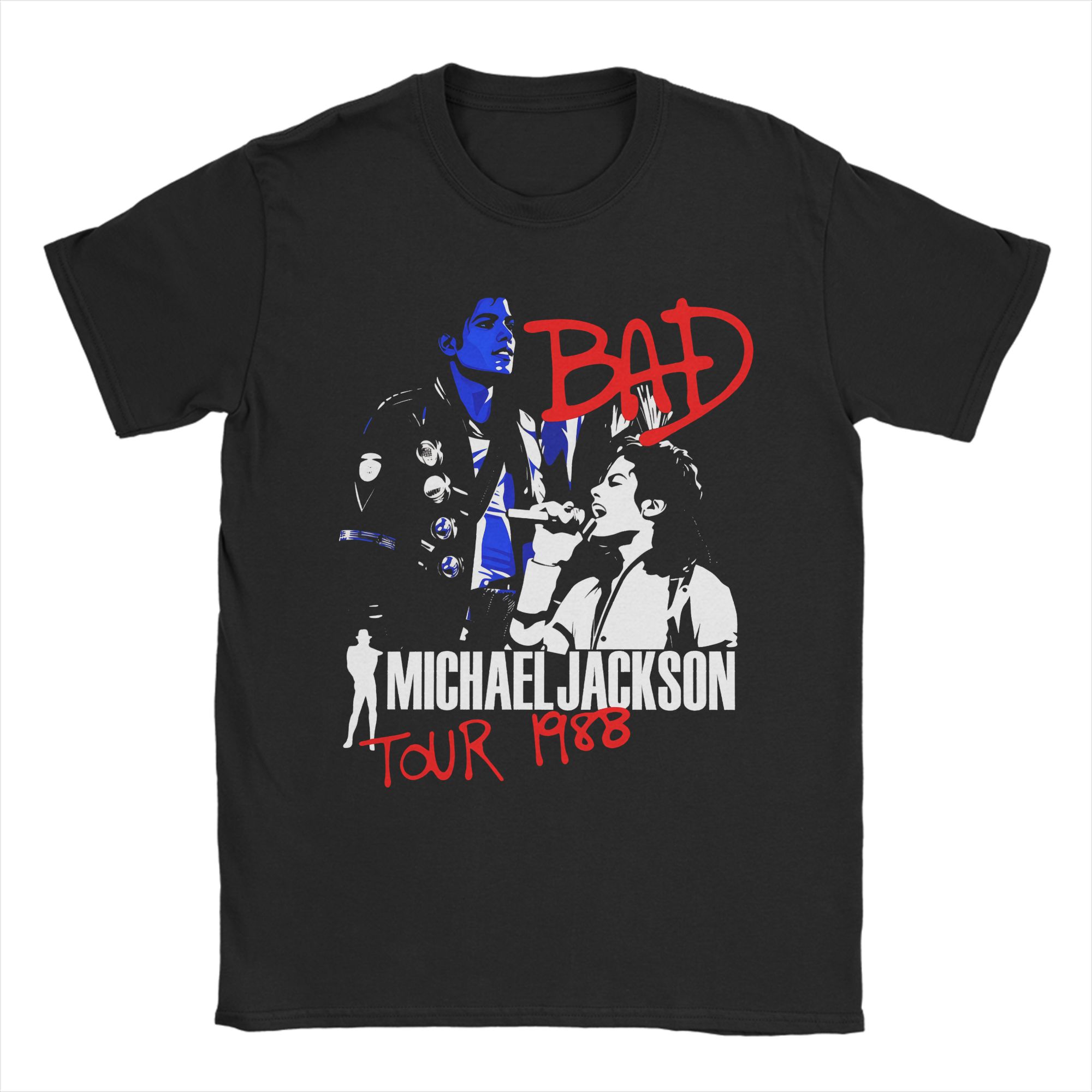 The King of Pop Michael Jackson TShirt Women Unisex Sumemr Vintage Cotton Tees O Neck Short Sleeve T Shirts Printing Clothing S