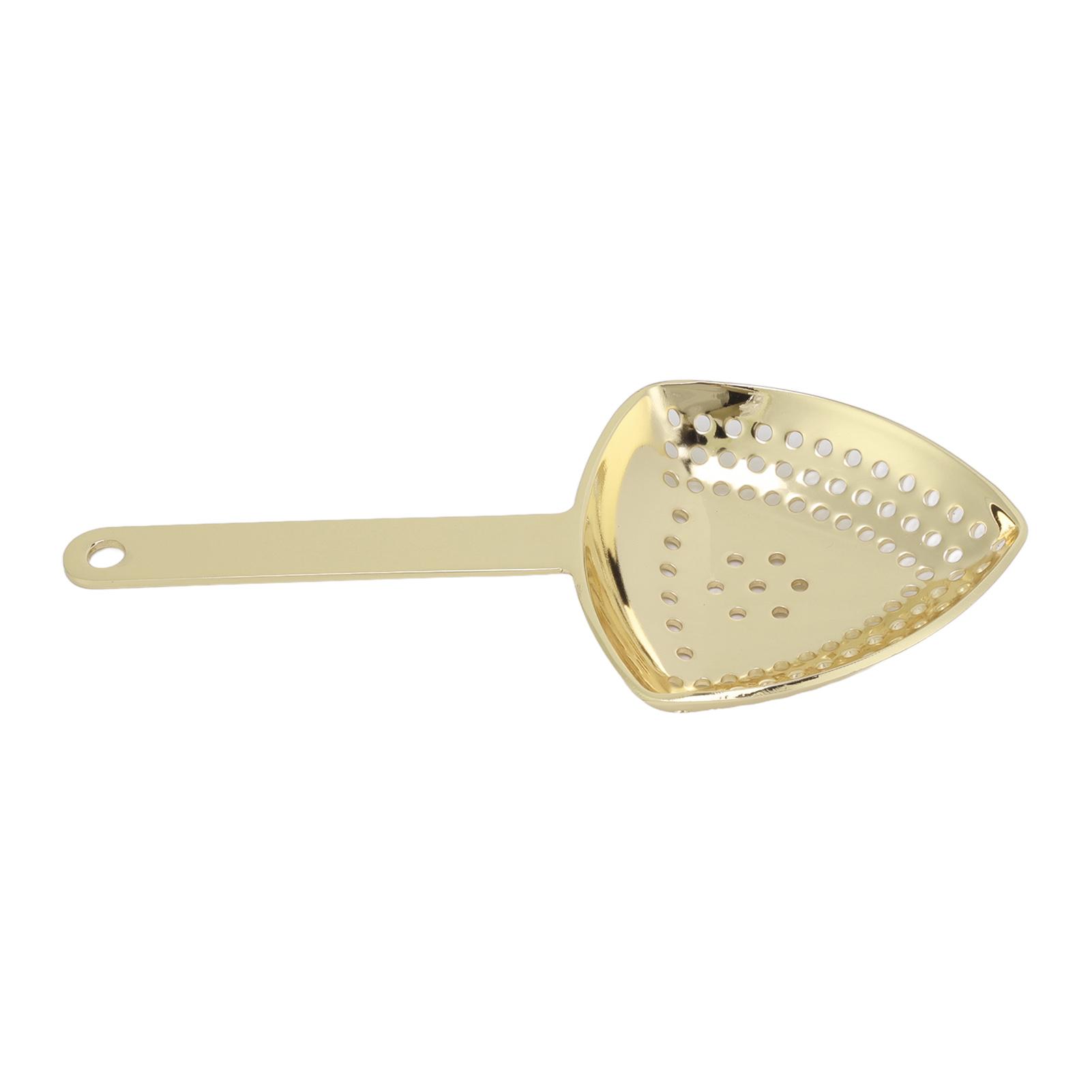 

Triangular Cocktail Strainer No Breakage Anti Rust Fine Filtration Decorative Professional Ice Strainer for Bar Home