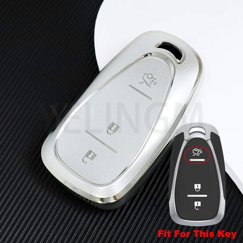 

ТПУ Чехол для ключа автомобиля с пультом для Chevrolet Onix Equino Orlando Cruze Spark Sonic Camaro Volt Bolt Trax Malibu Traverse Blazer