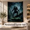 Tapestry Custom Name Text, Wall Hanging Tapestry Home Room DecorPredator