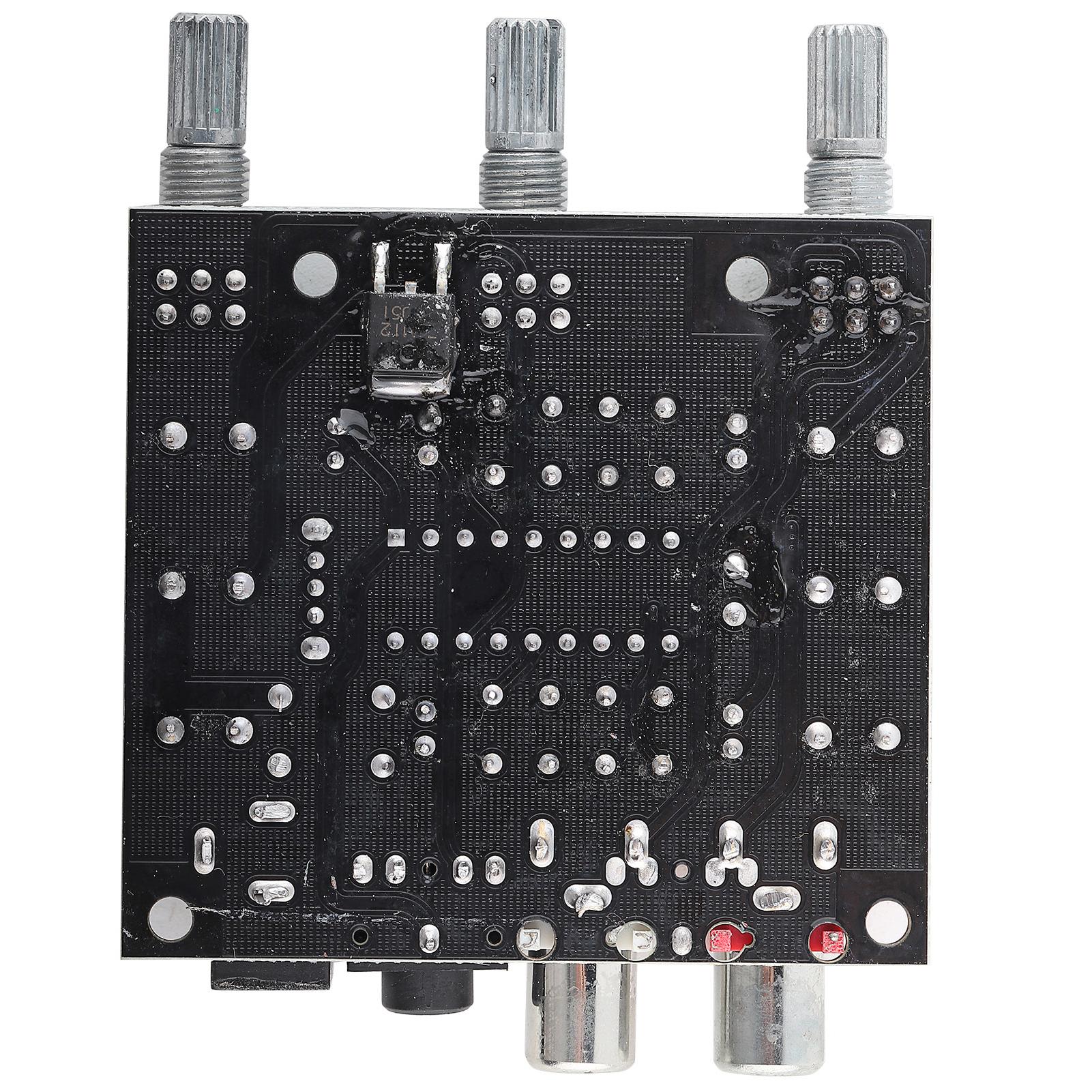 

2 Channels Amplification Preamp Board Upgraded HiFi Sound Audio Mixer Board for Amplifier