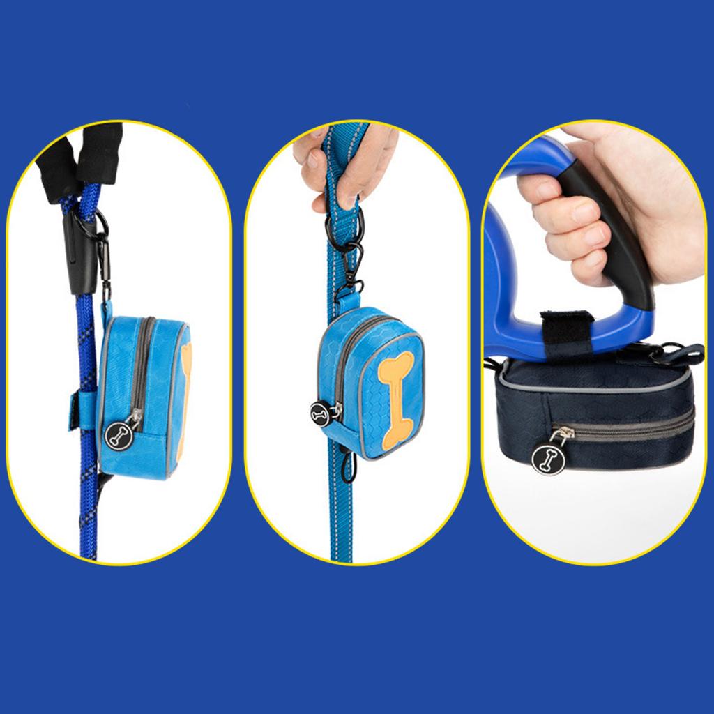 Držák na sáčky na psí exkrementy Vodotěsná látka Dávkovač sáčků na psí exkrementy Venkovní procházky Dávkovač sáčků na exkrementy pro výcvik psů Běh