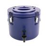 Dispenser with Stainless Steel Interior and Spout, Portable Sports Cooler for Camping, Insulated Beverage Dispenser