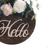 Flower Welcome Wreath Garland, Decorative Hanging Sign for Wedding