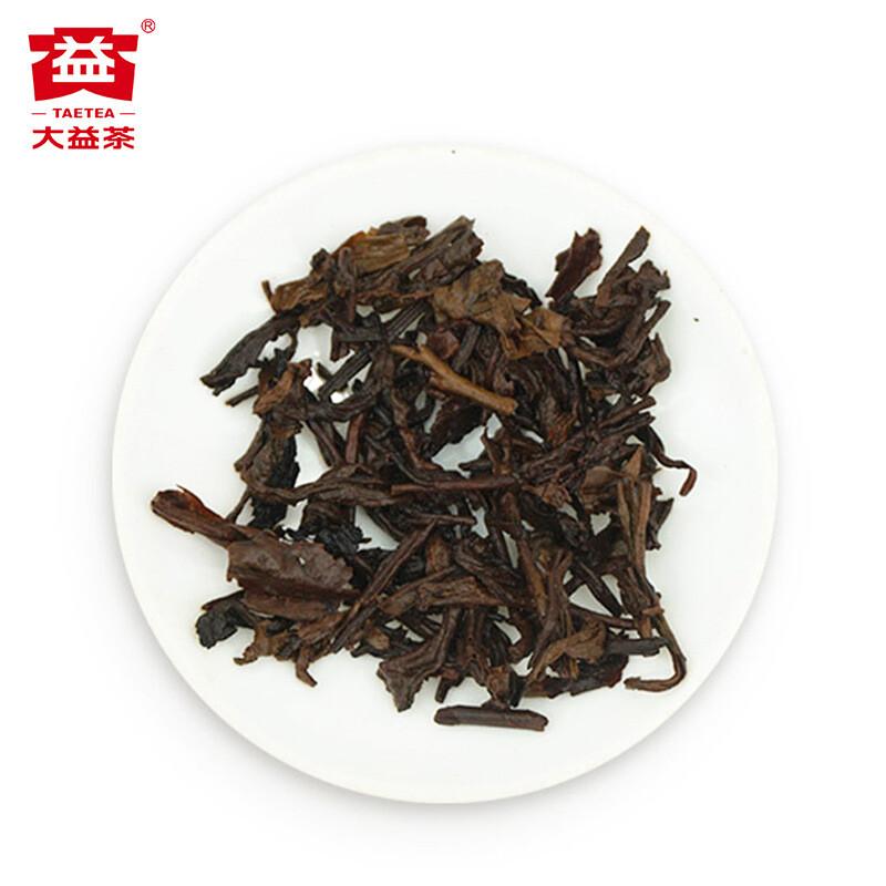Daiyi Pu-erh Tea Amber Square Brick Ripe Tea Yunnan Menghai 60g X 4 Bricks/Box