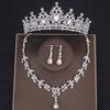 Baroque Crystal Tiaras And Crowns Rhinestone Bridal Jewelry Set Bridal Wedding Hair Accessories Jewelry Crown Tiara For Women