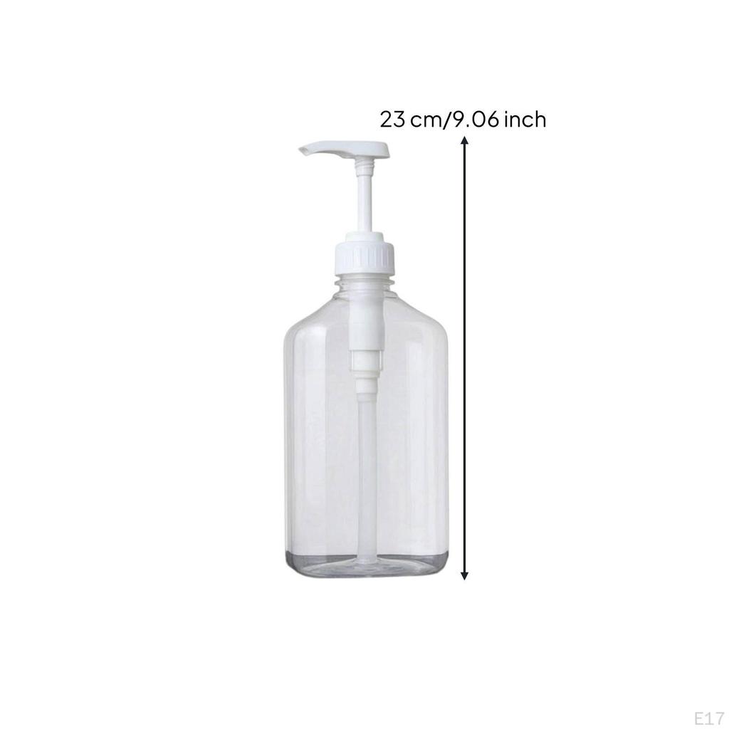 Syrup Dispenser with Pump Clear Sauce Container for Baristas, Bubble