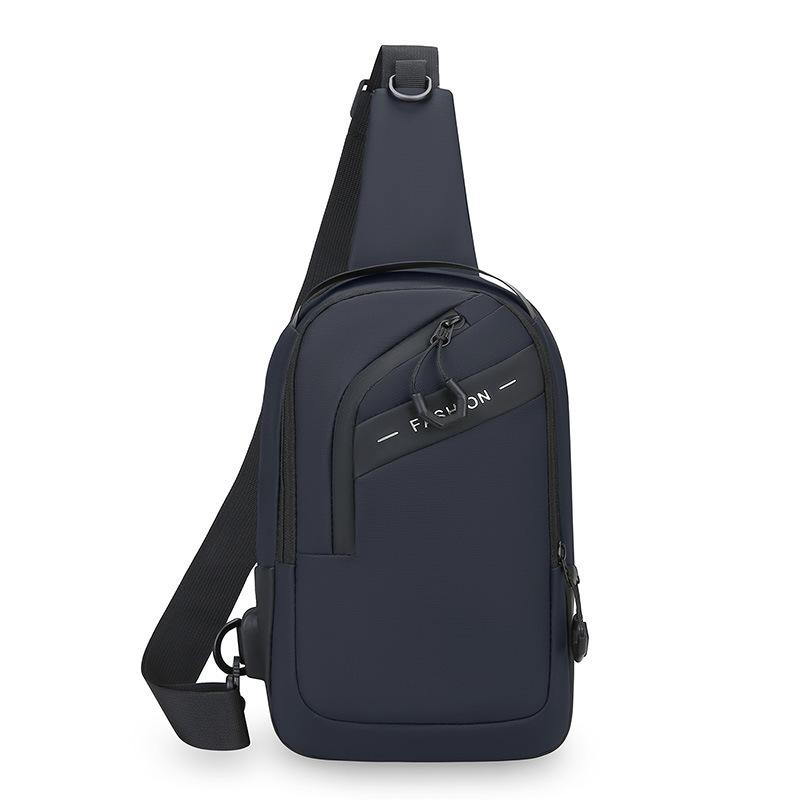 New breast bag men's fashion casual business shoulder messenger bag youth large capacity outdoor sports bag