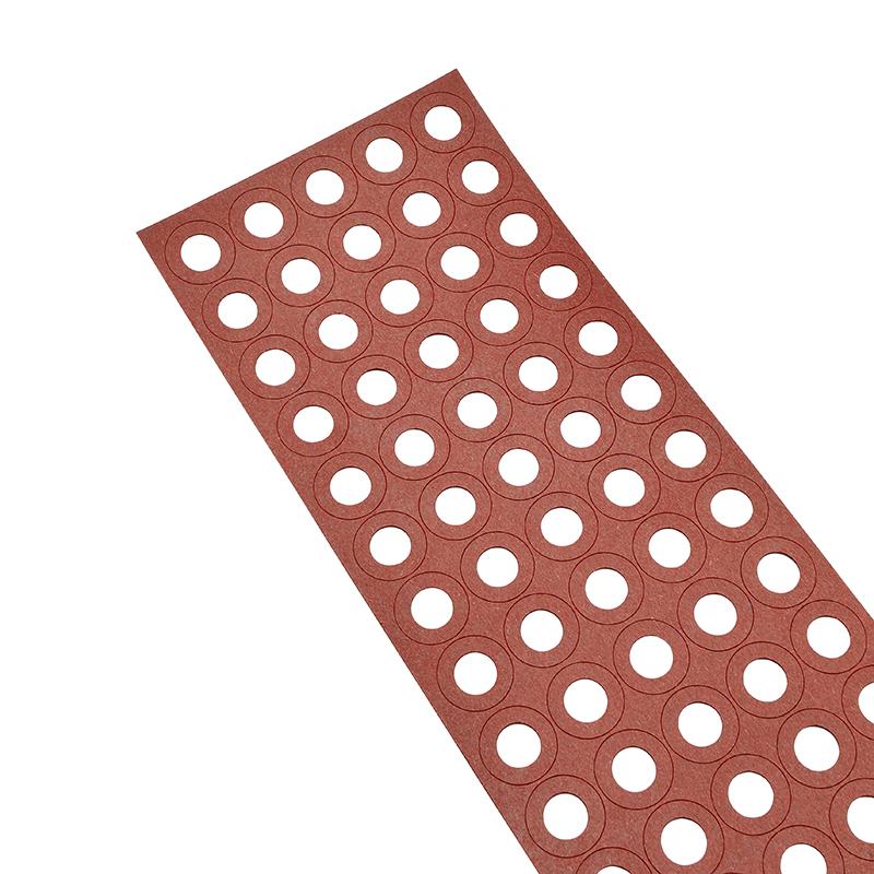 200 Stück 18650 Batterie Isolator Isolierring Klebekartonpapier Rot