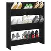 Einfacher Wandmontierter Schuhschrank Für Den Flur Mit Mehreren Ablageflächen, 80x18x90 Cm