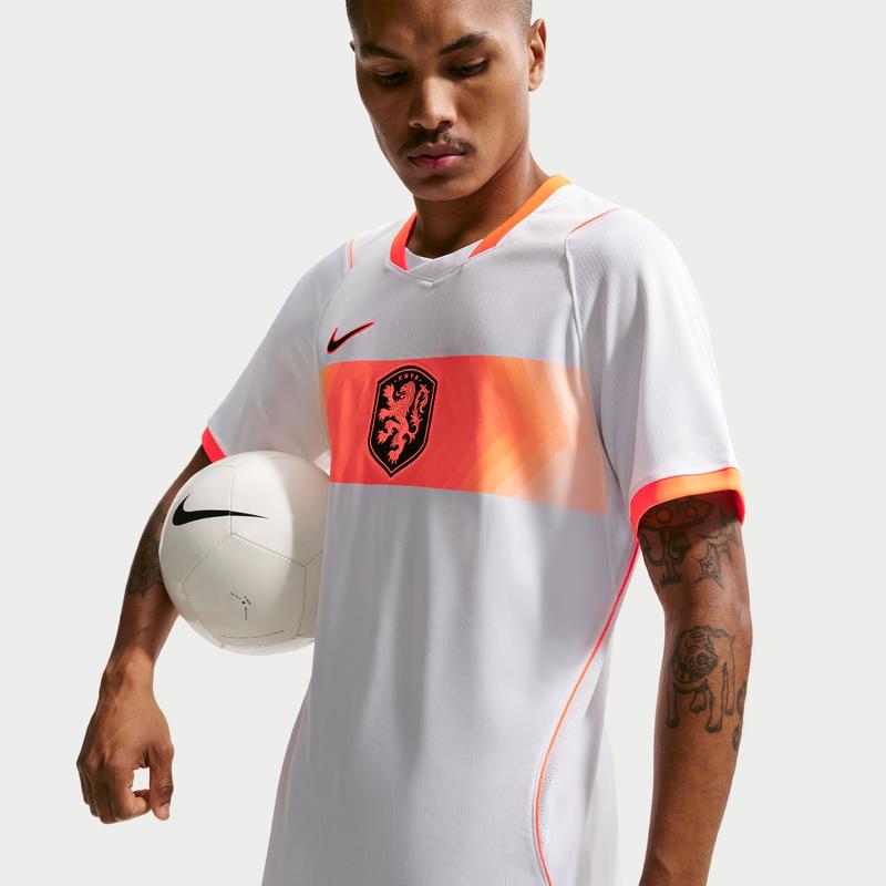 Nike Dri-Fit 2026 Season Dutch Team Away Fans' Version Moisture-Wicking Multi-color Pullover Short-Sleeved Football Shirt for Men