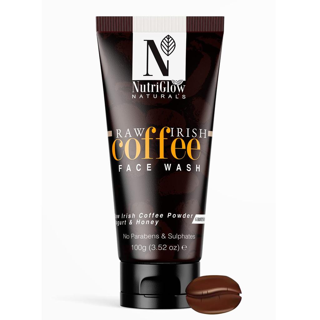 NutriGlow NATURAL'S Coffee Face Cleanser with Yogurt & Honey for Blackhead Removal Face Wash (100 g)