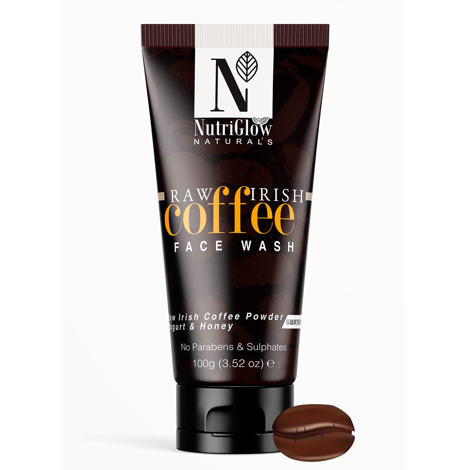 NutriGlow NATURAL S Coffee Face Cleanser with Yogurt & Honey for Blackhead Removal Face Wash (100 g)