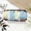 10Pcs Soft Stretchy High-Elasticity Hair Ties Thick Multi Color Durable Ponytail Holders Seamless Knitted Towel Fabric