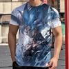 Goku T-Shirt Short Dragon Ball Harajuku Style Goku Hip Hop Boy Sleeve Tee New Tops Trend Clothing High Quality Men's Y2k 5XL