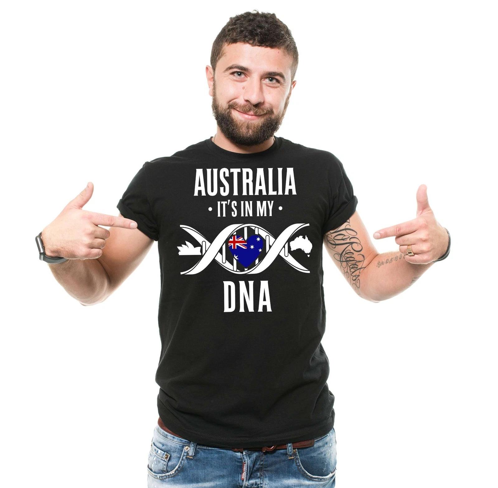 Australia It s In My DNA Shirt Australian DNA Shirt Australia Flag Shirt M