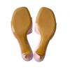 Used LOUIS VUITTONSandals Pink Leather Women