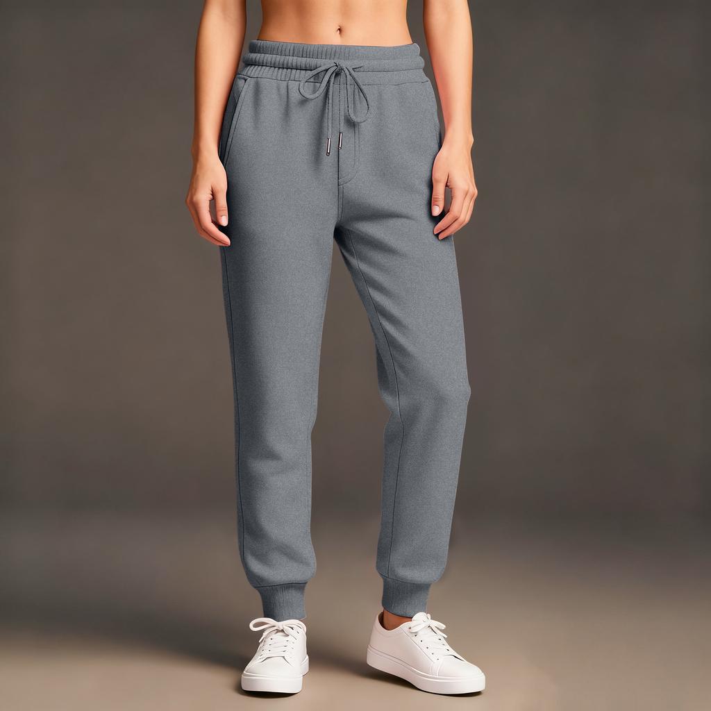 Women’s Scrubs Pants Joggers with Pockets Elastic Waist Drawstring Slim Fit Lightweight Professional Uniforms