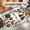 Other Similar Designs Theme Crystal Velvet Rug Personalized Custom Name Text Soft Floor Mat Home Decor