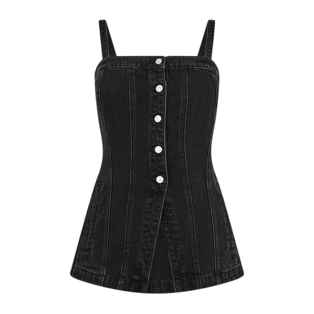 Levis Womens/Ladies Denim Corset Top