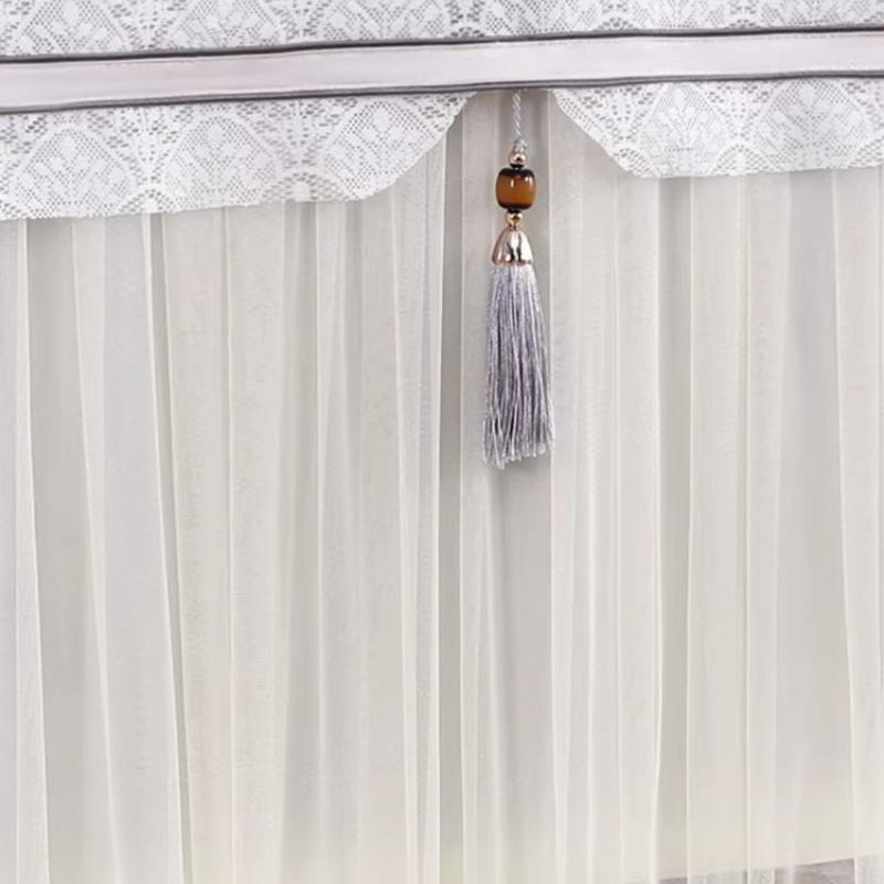 Desktop TV Dust Cover Hanging LCD Screen Lace Cover Curved Screen Universal Cover Cloth with Pendant Don't Need To Take It Off When You Turn It On