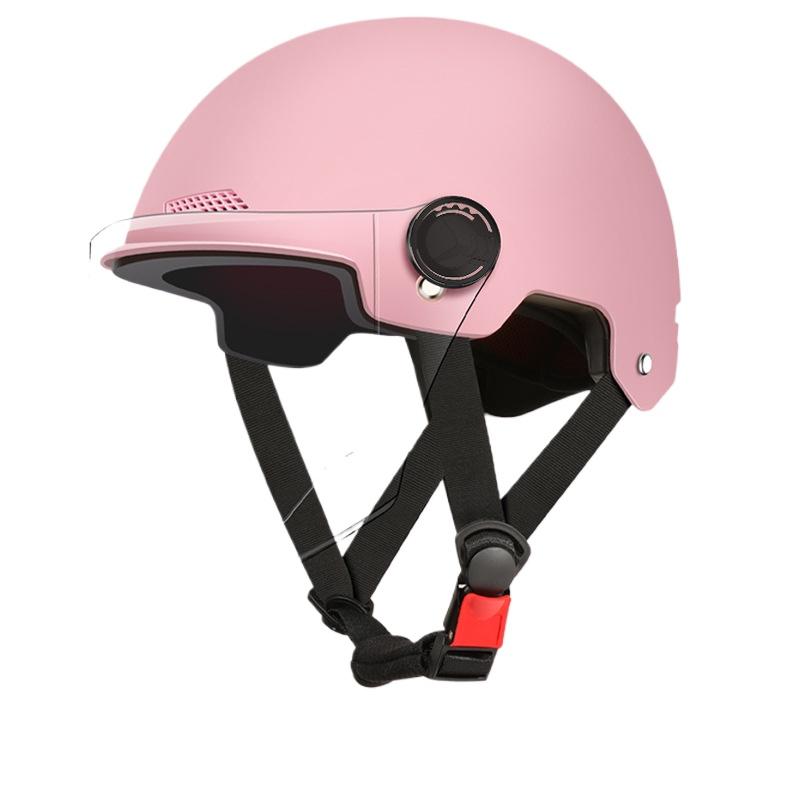 Helmet Electric Vehicle Women and Men Motorcycle Battery Car Half Helmet Summer Sun Protection Full Helmet Wholesale Riding Breathable and Lightweight