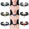 Gothic Punk Lace Choker Necklace For Women Fashion Retro Clavicle Chain Halloween Collar Choker Steampunk Jewelry Gift for Girl