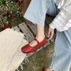 Fashion IPPEUM Women Mary Janes 2025 New Summer Ballerinas Shoes Mujer Buckle Straps Ballet Flats