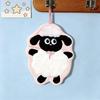 Coral Fleece Goose Hand Towel - Absorbent & Cute for Kids' Bathroom or Kitchen