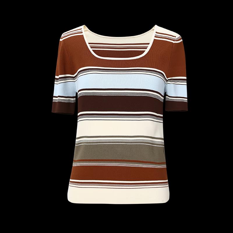 Women's Versatile Short-Sleeve Knit Top