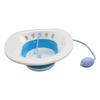 Sitz Bath pieghevole multifunzionale PP silicone sedile del water Sitz Bath per emorroidi cura post-partum