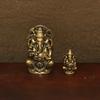 1/3ks Asia Indie Thajsko Sloní Bůh Figurka Socha Mini Vintage Mosazná Ganesha Soška Domov Kancelář Stůl Dekorativní Ornament
