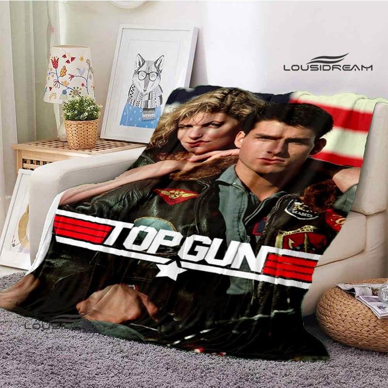 Classic Movie Top Gun Blanket Children's warm and beautiful blanket soft and comfortable blanket birthday gift