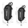 Trendy 2-4L Electric Scooter Front Bag EVA Hard Shell Handlebar Hanging Bag Waterproof Reflective Storage Case