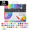 12/60/120 Colors Double Head Markers Tip Art Supplies Drawing Brush Pen Colors Set For Gift Pens Pencils Writing Office School