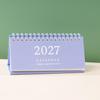 2027 Simple & Fresh Desktop Planner Notebook - English Version
