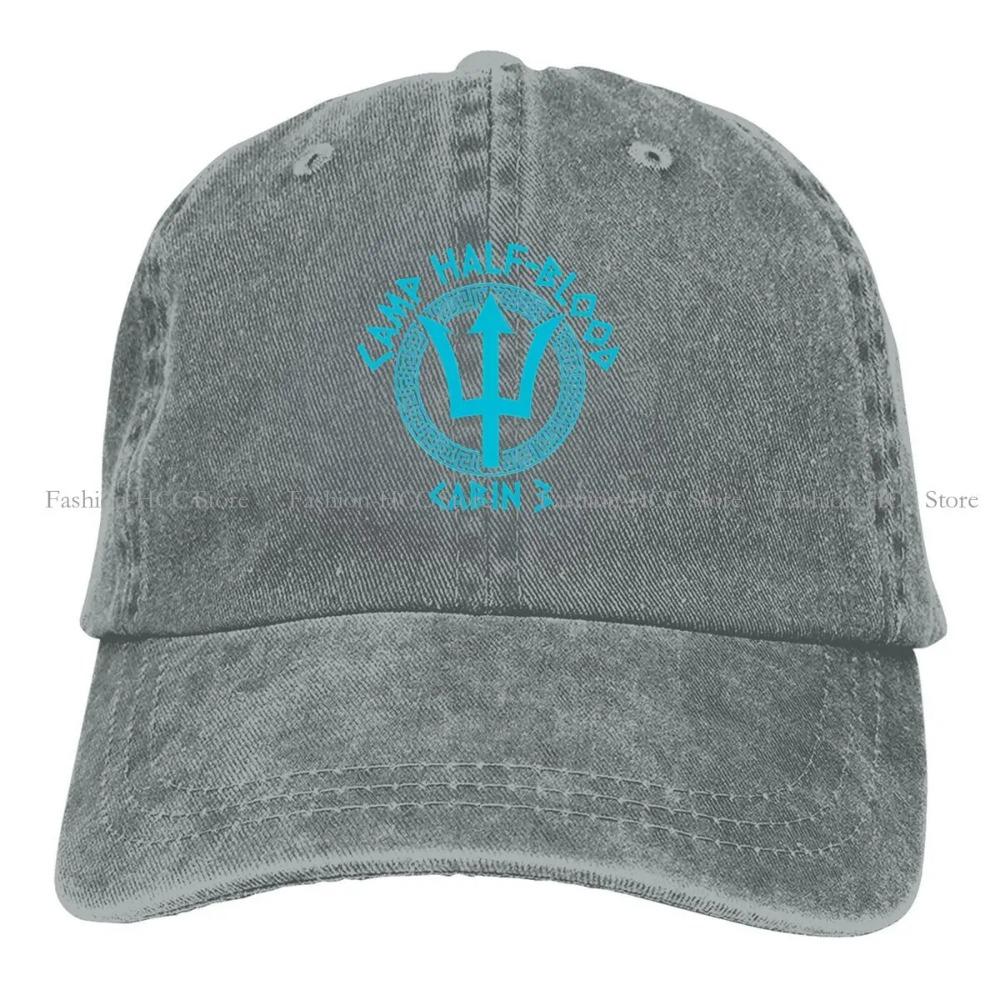Percy Jackson Multicolor Hat Peaked Cap Cabin 3 Camp Half-Blood Personalized Visor Protection Hats