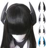 Devil Design Headwear Anime Inspired Mechanical Hairpin Gothic Hair Accessories  Halloween Cosplay