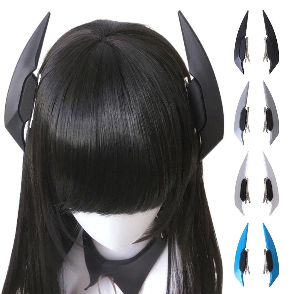 Devil Design Headwear Anime Inspired Mechanical Hairpin Gothic Hair Accessories Halloween Cosplay