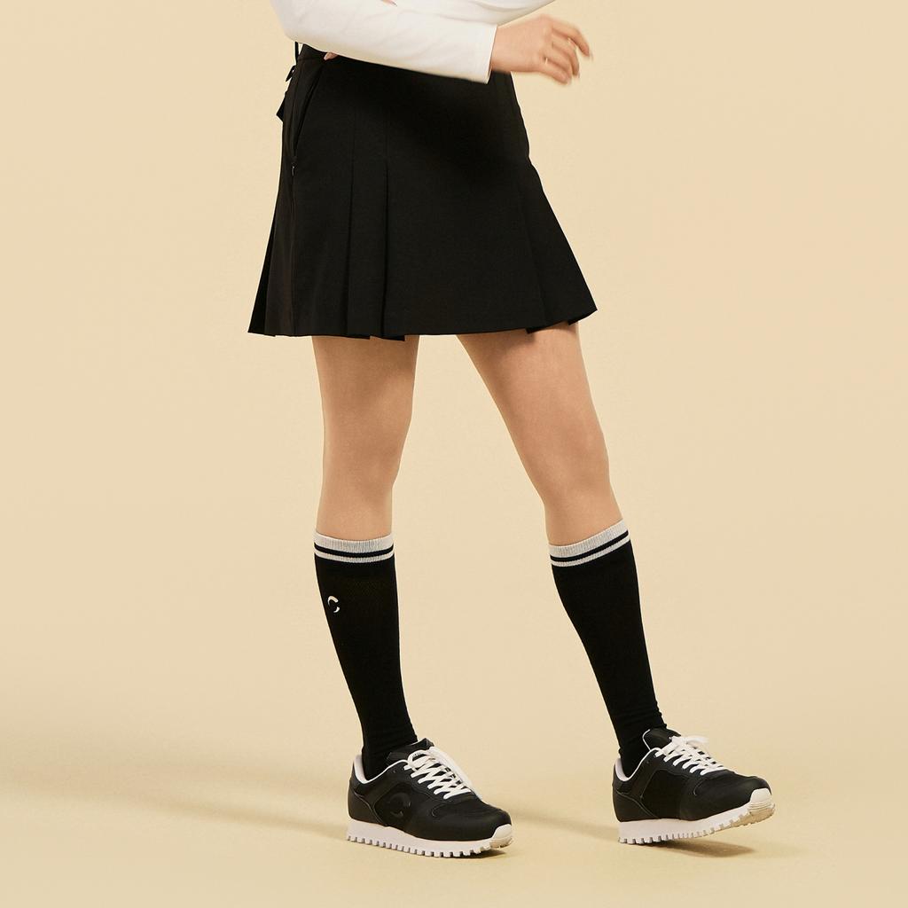 CHALLENGER Women'S A-Line Simple Pleated Culottes Black