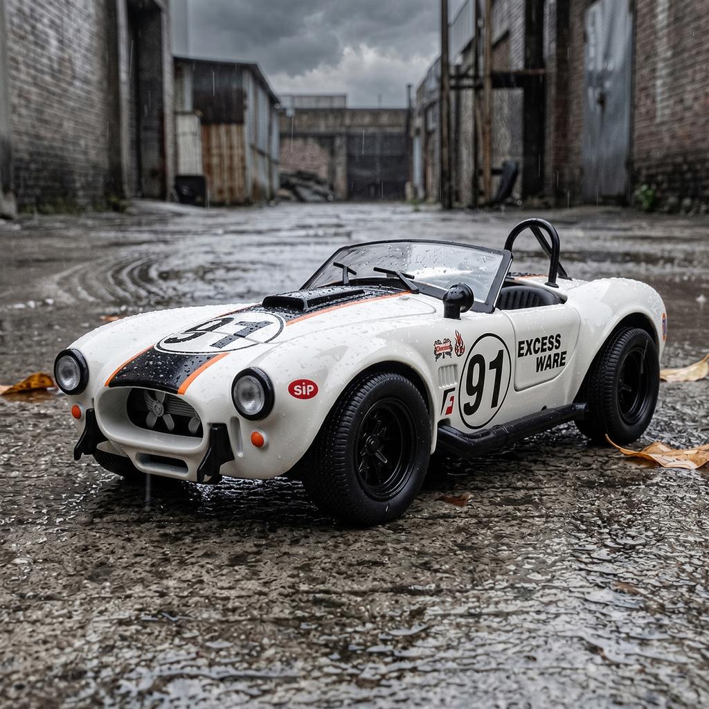 1:22 Shelby Cobra 427 #91 Racing Replica Alloy Diecast Model Car Home Trendy & Desktop Display Ornament Birthday Gift For Friend