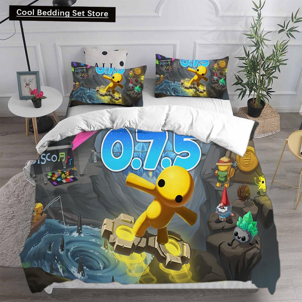 3D Print  Wobbly Life Single Twin Full Queen King Size Quilt Anime Bed Cover Pillow Case 2-3 Pieces Duvet Cover Bedding Sets