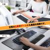 Junichiya Ergonomics Mouse Wrist Rest High Resilience Memory Foam Wave Curve Design Wrist Support Reduces Fatigue Ideal for Long Use Silicone Base 3.0