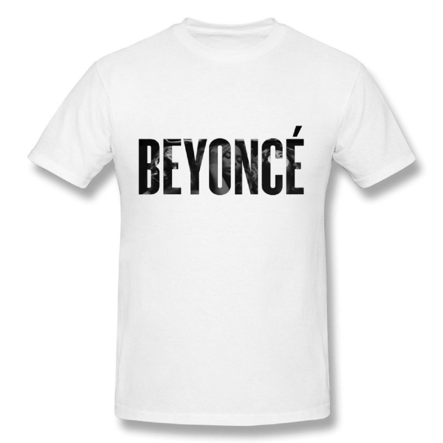 White T Shirt For Men We Love Beyonce Tour 2016 Logo S